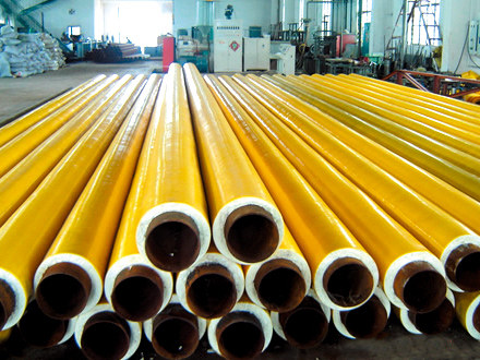 惠州黄夹克聚氨酯发泡保温钢管产品图片
